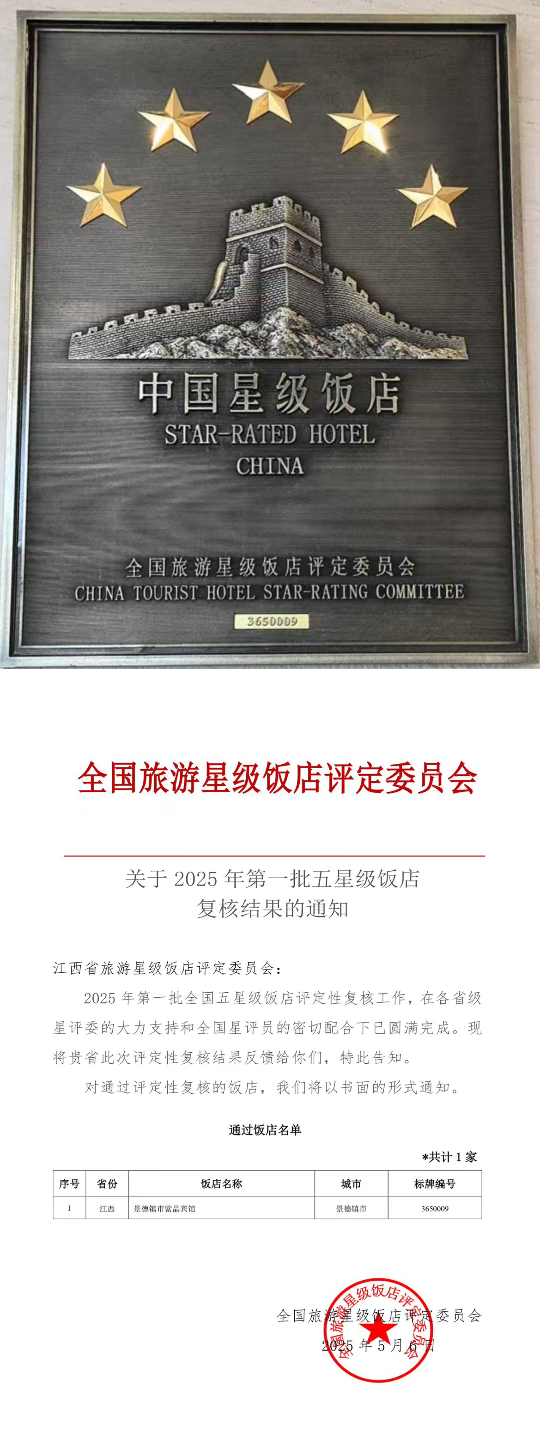 五星級飯店牌匾及文件.jpg 五星級飯店牌匾及文件.jpg